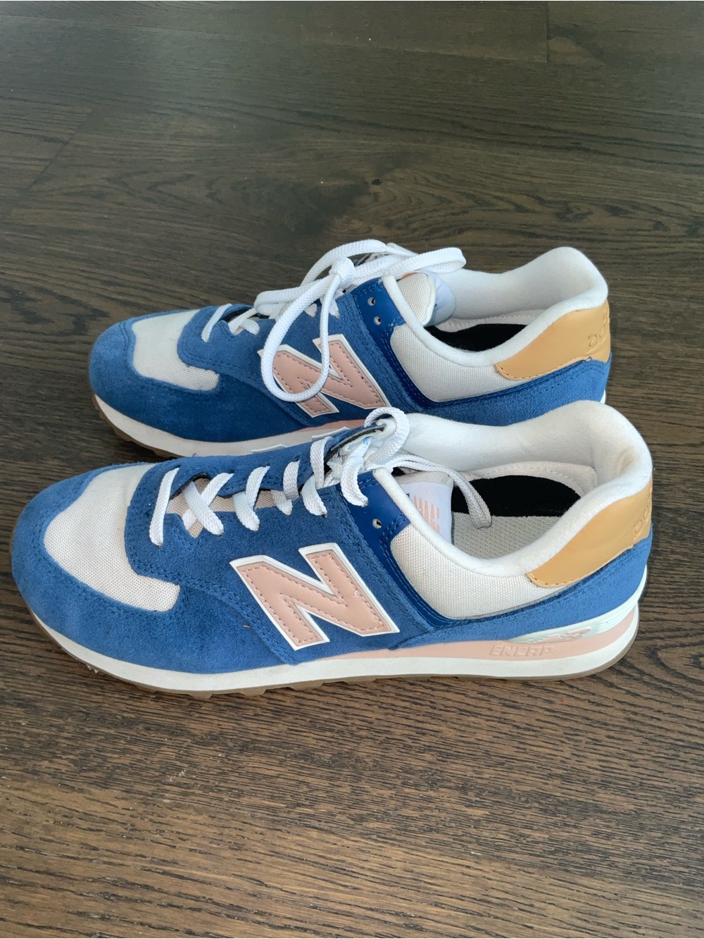 New Balance 574 Atlantic Blue Sneaker - Picture 4 of 8